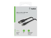 Belkin BOOST CHARGE - USB-kaapeli - Micro-USB Type B (uros) to USB (uros) - 1 m - musta CAB007BT1MBK