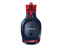 ASTRO A40 TR - Kuuloke + mikrofoni - täysi koko - langallinen - 3,5 mm jakkiliitin - laivastonsininen, karmiininpunainen 939-001668