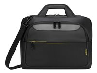 Targus CityGear 3 Topload - Kannettavan tietokoneen kantolaukku - 14" - 15.6" - musta TCG460GL