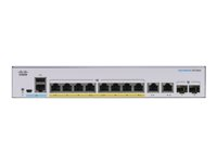 Cisco Business 250 Series CBS250-8FP-E-2G - Kytkin - L3 - smart - 8 x 10/100/1000 (PoE+) + 2 x yhdistetty SFP - telineeseen asennettava - PoE+ (120 W) CBS250-8FP-E-2G-EU