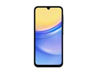 Samsung Galaxy A15 5G - 5G älypuhelin - Kaksois-SIM - RAM 4 Gt / sisäinen muisti 128 Gt - microSD slot - OLED-näyttö - 6.5" - 2340 x 1080 pikseliä (90 Hz) - 3 takakameraa 50 megapikseliä, 5 MP, 2 MP - front camera 13 MP - sininen musta SM-A156BZKDEUB