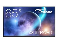 Optoma Creative Touch 5652RK+ - 65" Diagonaaliluokka 5-Series LED-taustavalaistu LCD-näyttö - interaktiivinen - sekä kosketusnäyttö (monikosketus) - 4K UHD (2160p) 3840 x 2160 - Direct LED H1F0C0JBW101