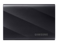 Samsung T9 MU-PG1T0B - SSD - salattu - 1 Tt - ulkoinen (kannettava) - USB 3.2 Gen 2x2 (USB-C liitin) - AES 256 bittiä - musta MU-PG1T0B/EU