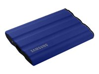 Samsung T7 Shield MU-PE1T0R - SSD - salattu - 1 Tt - ulkoinen (kannettava) - USB 3.2 Gen 2 (USB-C liitin) - AES 256 bittiä - sininen MU-PE1T0R/EU