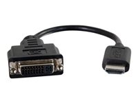 C2G HDMI to DVI-D Adapter - HDMI to Single Link DVI-D Converter - M/F - Videomuunnin - HDMI - DVI - musta 41352
