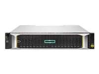 HPE Modular Smart Array 2062 12Gb SAS SFF Storage - Kiintolevyasemaryhmä - 3.84 Tt - 24 telineet (SAS-3) - SSD 1.92 Tt x 2 - SAS 12Gb/s (ulkoinen) - telineasennettava - 2U R0Q84B