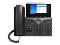 Cisco IP Phone 8851 - VoIP -puhelin - SIP, RTCP, RTP, SRTP, SDP - 5 linjaa - hiilenharmaa CP-8851-3PCC-K9=