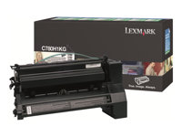 Lexmark - Tuottoisa - musta - alkuperäinen - väriainekasetti LCCP, LRP malleihin Lexmark C780dn, C780dtn, C780n, C782dn, C782dtn, C782n, X782e C780H1KG