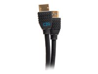 C2G 12ft 8K HDMI Cable with Ethernet - Performance Series Ultra High Speed - Ultra High Speed - HDMI-kaapeli Ethernetillä - HDMI uros to HDMI uros - 3.6 m - musta - 10K-tuki, tuki 8K 60 Hz (7680 x 4320), 4K 120 Hz (4096 x 2160) -tuki C2G10456