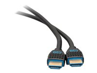 C2G 15ft 4K HDMI Cable with Ethernet - Premium Certified - High Speed 60Hz - HDMI-kaapeli Ethernetillä - HDMI uros to HDMI uros - 4.57 m - suojattu - musta - 4K-tuki 50186