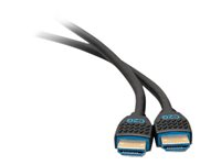 C2G 3ft 4K HDMI Cable - Performance Series Cable - Ultra Flexible - M/M - High Speed - HDMI-kaapeli - HDMI uros to HDMI uros - 90 cm - musta C2G10376