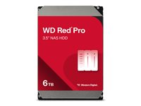 WD Red Pro WD6003FFBX - Kiintolevyasema - 6 Tt - sisäinen - 3.5" - SATA 6Gb/s - 7200 kierrosta/min - puskuri: 256 Mt WD6003FFBX