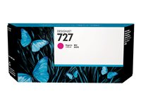 HP 727 - 300 ml - suuri kapasiteetti - magenta - alkuperäinen - DesignJet - mustepatruuna malleihin DesignJet T1500, T1530, T2500, T2530, T920, T930 F9J77A