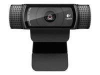 Logitech HD Pro Webcam C920 - Verkkokamera - väri - 1920 x 1080 - audio - wired - USB 2.0 - H.264 960-001055