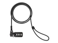 Compulocks T-bar Security Combination Cable Lock - Turvakaapelilukko malleihin Compulocks Universal Tablet Holder CL37