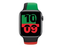 Apple - Hihna tuotteelle älykello - Normaali koko - Black Unity malleihin Watch (42 mm, 44 mm, 45 mm, 49 mm) MJ4W3ZM/A