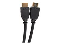 C2G 12ft (3.6m) Ultra High Speed HDMI® Cable with Ethernet - 8K 60Hz - Ultra High Speed - HDMI-kaapeli Ethernetillä - HDMI uros to HDMI uros - 3.6 m - musta - tuki 8K 60 Hz (7680 x 4320) C2G10413