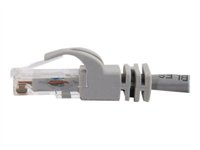 C2G Cat6 Booted Unshielded (UTP) Crossover Patch Cable - Risteytyskaapeli - RJ-45 (uros) to RJ-45 (uros) - 5 m - UTP - CAT 6 - valettu, piikitön, säikeinen - harmaa 83510