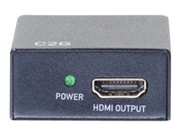 C2G HDMI Inline Extender 4K60 - Video/äänilaajennin - 19 nastan HDMI Tyyppi A / 19 nastan HDMI Tyyppi A - jopa 50 m 82394