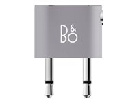 Bang & Olufsen - Lentokoneen audioadapteri - mono mini jack uros to mini-phone stereo 3.5 mm naaras - nordic ice malleihin Beoplay H95 1266505