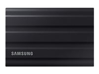 Samsung T7 Shield MU-PE4T0S - SSD - salattu - 4 Tt - ulkoinen (kannettava) - USB 3.2 Gen 2 (USB-C liitin) - AES 256 bittiä - musta MU-PE4T0S/EU