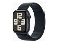 Apple Watch SE (GPS) - 2. sukupolvi - 44 mm - keskiyö - älykello kanssa urheiluranneke - tekstiili - keskiyö ranteen koko: 145-210 mm - 32 Gt - Wi-Fi, Bluetooth - 32.9 g MREA3KS/A