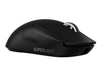 Logitech G PRO X SUPERLIGHT 2 - Hiiri - pelaaminen - optinen - 5 painiketta - langaton - 2.4 GHz - USB Logitech LIGHTSPEED receiver - musta 910-006630