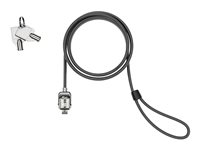 Compulocks T-bar Security Keyed Alike Cable Lock - Turvakaapelilukko - musta CL15KA