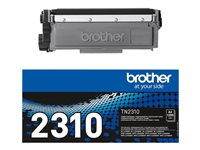 Brother TN2310 - Musta - alkuperäinen - väriainekasetti malleihin Brother DCP-L2500, L2520, L2540, L2560, HL-L2300, L2340, MFC-L2700, L2720 TN2310