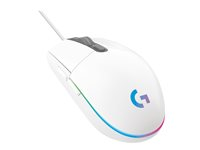 Logitech Gaming Mouse G203 LIGHTSYNC - Hiiri - optinen - 6 painiketta - langallinen - USB - valkoinen 910-005797