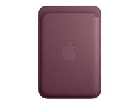 Apple - Lompakko matkapuhelimelle/luottokortille - MagSafe-yhteensopiva - mikrotvilli, FineWoven - mulperipuu malleihin iPhone 12, 13, 14, 15 MT253ZM/A
