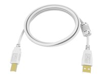 Vision Techconnect 2 - USB-kaapeli - USB Type B (uros) to USB (uros) - USB 2.0 - 5 m - valkoinen TC2 5MUSB