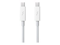Apple - Thunderbolt-kaapeli - Mini DisplayPort (uros) to Mini DisplayPort (uros) - 50 cm - valkoinen MD862ZM/A