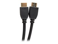 C2G 3ft (0.9m) Ultra High Speed HDMI® Cable with Ethernet - 8K 60Hz - Ultra High Speed - HDMI-kaapeli Ethernetillä - HDMI uros to HDMI uros - 90 cm - musta - tuki 8K 60 Hz (7680 x 4320) C2G10410