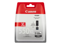 Canon PGI-550PGBK XL - 22 ml - Tuottoisa - musta - alkuperäinen - mustesäiliö malleihin PIXMA iP8750, iX6850, MG5550, MG5650, MG5655, MG6450, MG6650, MG7150, MG7550, MX725, MX925 6431B001
