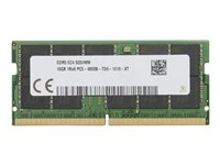 HP - DDR5 - moduuli - 16 Gt - SO-DIMM 260-pin - 4800 MHz / PC5-38400 - puskuroimaton - ECC malleihin Workstation Z2 G9 4M9Y6AA