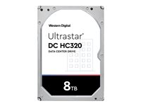 WD Ultrastar DC HC320 HUS728T8TL5204 - Kiintolevyasema - 8 Tt - sisäinen - 3.5" - SAS 12Gb/s - 7200 kierrosta/min - puskuri: 256 Mt 0B36400