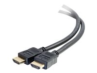 C2G 12ft 4K HDMI Cable with Ethernet - Premium Certified - High Speed 60Hz - HDMI-kaapeli Ethernetillä - HDMI uros to HDMI uros - 3.66 m - suojattu - musta - 4K-tuki 50185