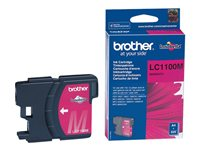 Brother LC1100M - Magenta - alkuperäinen - mustepatruuna malleihin Brother DCP-185, 385, 395, 585, J715, MFC-490, 5490, 5890, 5895, 6890, 790, 795, 990, J615 LC1100M