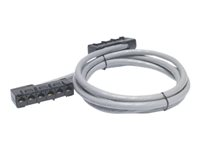 APC Data Distribution Cable - Verkon kaapeli - TAA-yhdenmukainen - RJ-45 (naaras) to RJ-45 (naaras) - 10.7 m - UTP - CAT 5e - harmaa DDCC5E-035