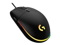 Logitech Gaming Mouse G102 LIGHTSYNC - Hiiri - oikeakätinen - optinen - 6 painiketta - langallinen - USB - musta 910-005823