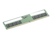 Lenovo - DDR5 - moduuli - 16 Gt - DIMM 288 nastaa - 4800 MHz - puskuroimaton - vihreä malleihin ThinkStation P3 30GS 4X71N34264