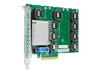 HPE SAS Expander Card - Tallennusohjaimen päivityskortti - SATA 6Gb/s / SAS 12Gb/s - PCIe 3.0 x8 malleihin ProLiant DL345 Gen10 Plus, DL345 Gen10 Plus Base, DL345 Gen10 Plus Entry P39270-B21