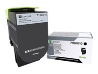 Lexmark - Musta - alkuperäinen - väriainekasetti LCCP, LRP malleihin Lexmark CS317dn, CX317dn 71B0010