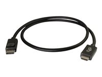 C2G 15ft DisplayPort to HDMI Cable - DP to HDMI Adapter Cable - M/M - Sovitinkaapeli - DisplayPort uros to HDMI uros - 4.57 m - musta - 1080p-tuki 54324