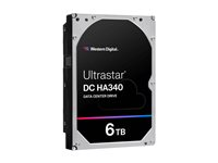 WD Ultrastar DC HA340 WUS721206BLE6L4 - Kiintolevyasema - datakeskus - 6 Tt - sisäinen - 3.5" - SATA 6Gb/s - 7200 kierrosta/min - puskuri: 256 Mt 0B47077