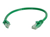 C2G Cat6 Booted Unshielded (UTP) Network Patch Cable - Kytkentäkaapeli - RJ-45 (uros) to RJ-45 (uros) - 2 m - UTP - CAT 6 - valettu, piikitön, säikeinen - vihreä 83428