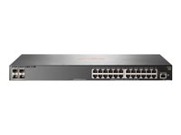 HPE Aruba 2930F 24G 4SFP+ - Kytkin - L3 - Hallinnoitu - 24 x 10/100/1000 + 4 x 1 Gigabit / 10 Gigabit SFP+ (uplink) - telineeseen asennettava JL253A#ABB