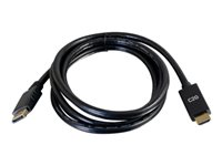 C2G 3ft DisplayPort Male to HDMI Male Passive Adapter Cable - 4K 30Hz - Näyttösovitin - DisplayPort uros to HDMI uros - 90 cm - musta - passiivinen, 4K-tuki 84432