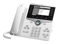 Cisco IP Phone 8811 - VoIP -puhelin - SIP, RTCP, RTP, SRTP, SDP - 5 linjaa - valkoinen CP-8811-W-K9=